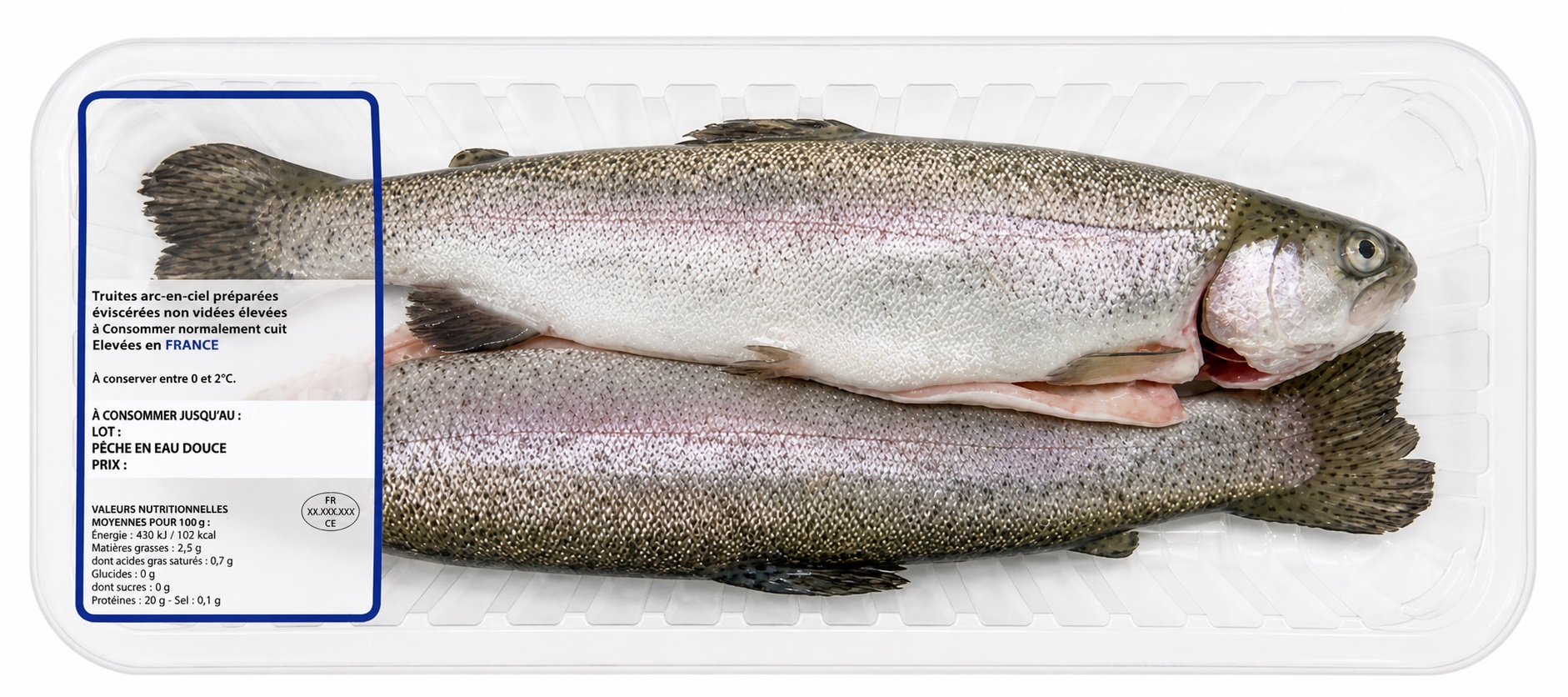 barquette de 2 portions